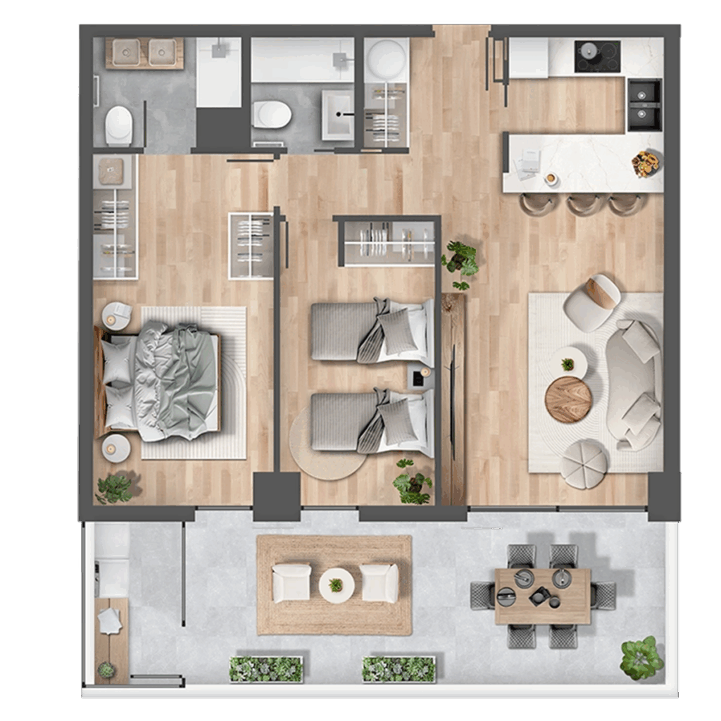 Vivienda tipo C | Cemar Vega