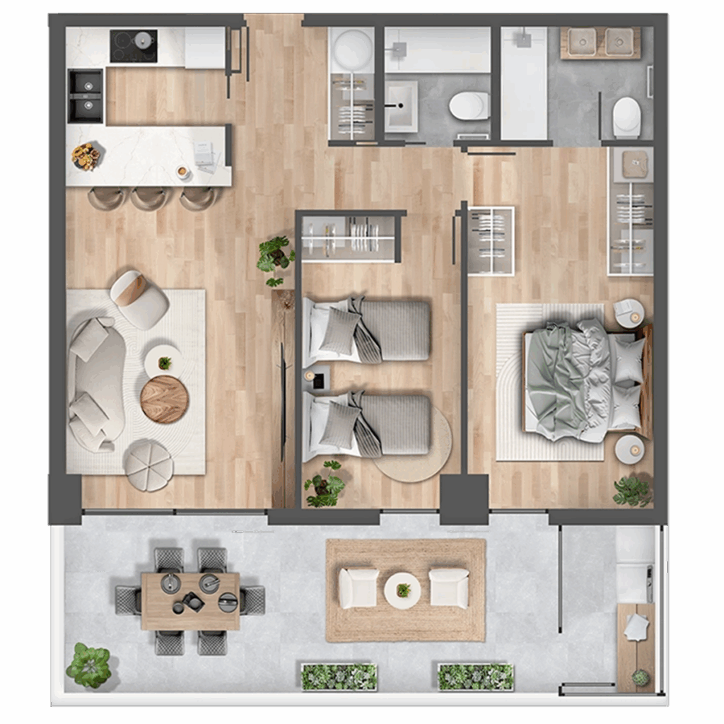 Vivienda tipo E | Cemar Vega