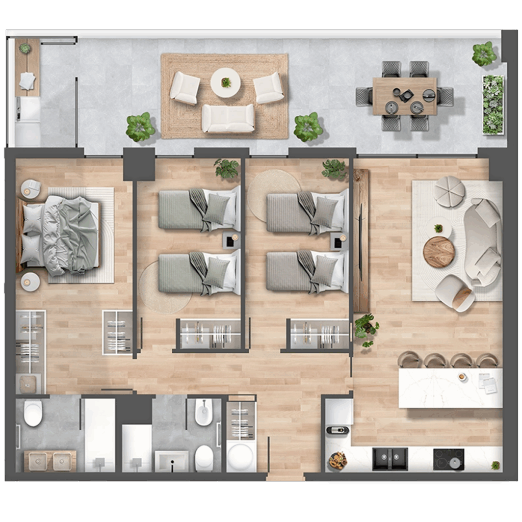Vivienda tipo D | Cemar Vega