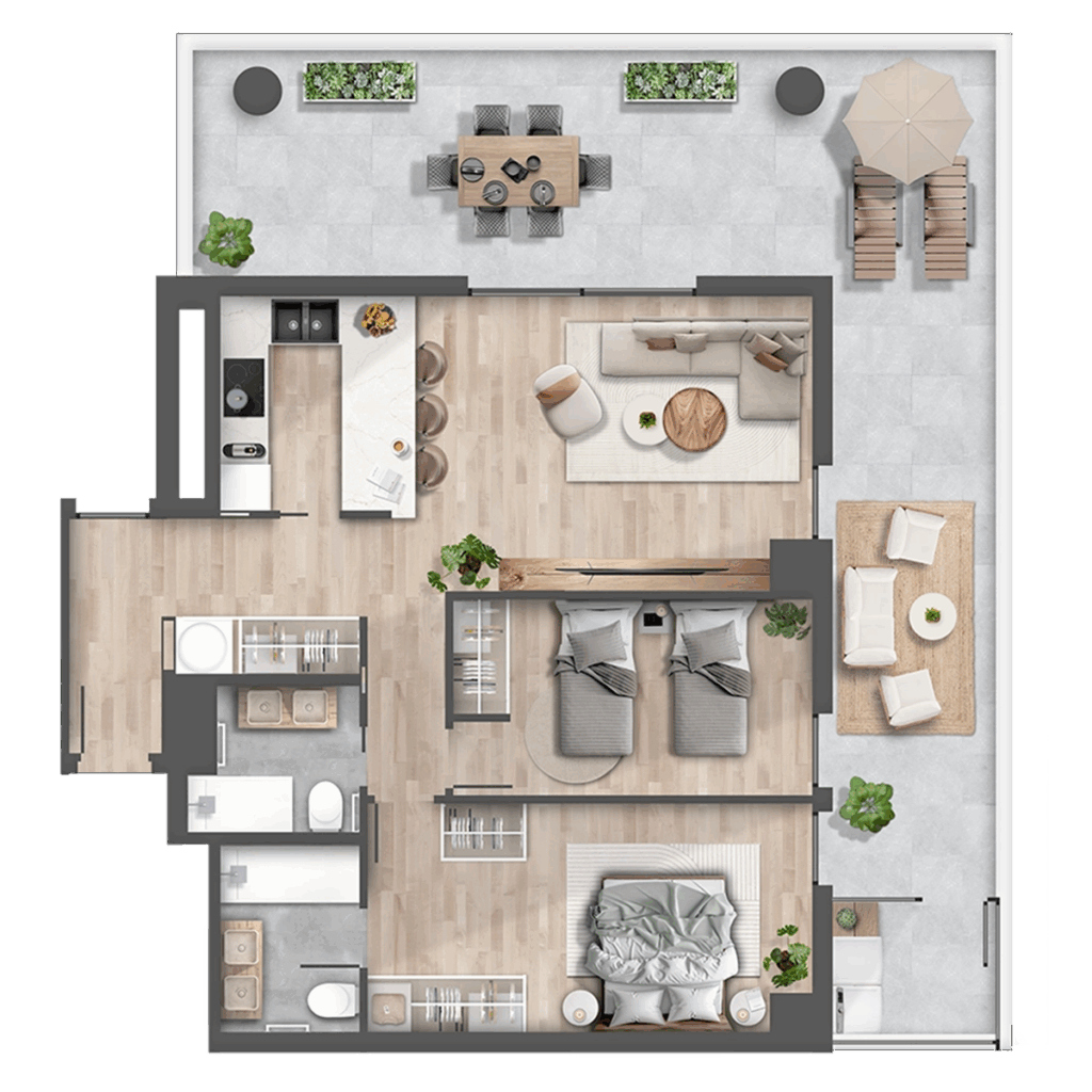 Vivienda tipo H | Cemar Vega