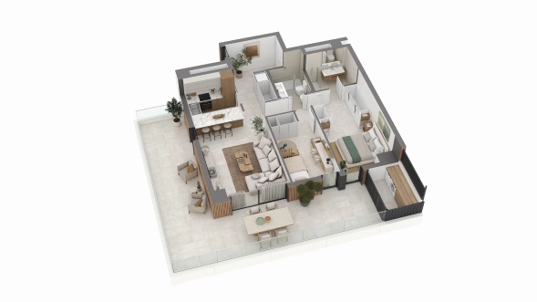 Vivienda tipo-B Cemar Vega
